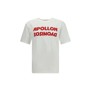 Valentino Cotton T-shirt with Apollo Dyonisos graphic print