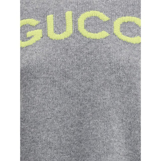 Gucci Wool Sweater with embroidered monogram