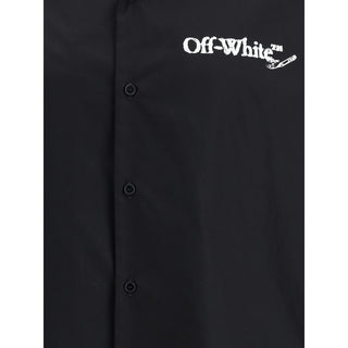 Off-White Bowling Shirt in Poplin