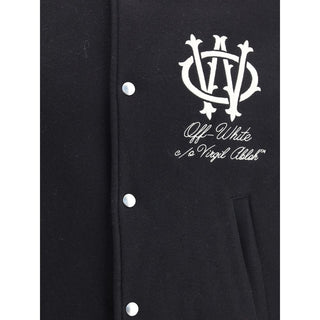 Off-White Gothic OW Wool Varsity Jacket