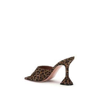 Amina Muaddi Leopard-print Lupita Sandals