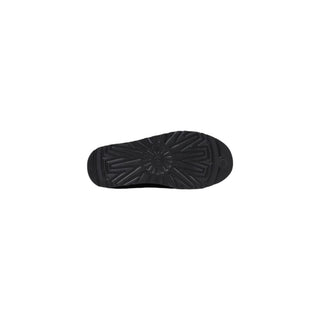 UGG Black Suede Leather Clogs
