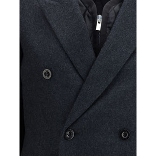 Sacai Wool Melton and Wool Knit Jacket