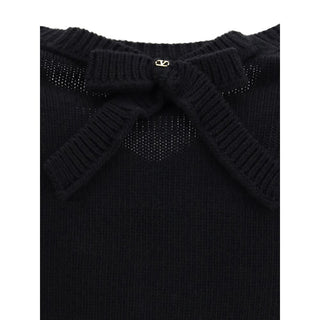 Valentino Wool Sweater with a bow at the back