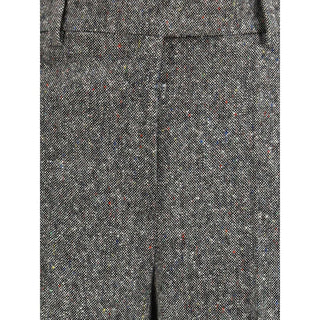 Valentino Bottonato Natté Wool Trousers