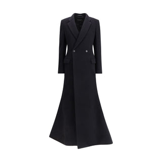 Balenciaga Oversized Godet double-breasted Coat
