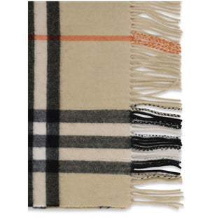 Burberry Wide Check Cashmere Scarf