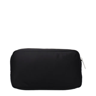 Burberry Black Nylon Clutch Bags