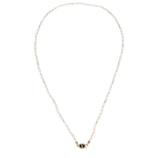 Valentino Garavani White Metal Necklace