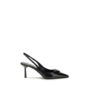 Prada Leather slingback Pumps
