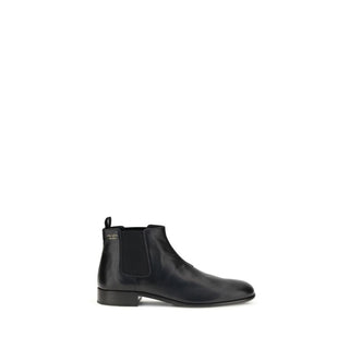 Prada Leather Ankle Boots