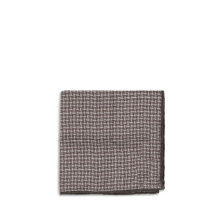 Brunello Cucinelli Silk Pocket Square with woven design