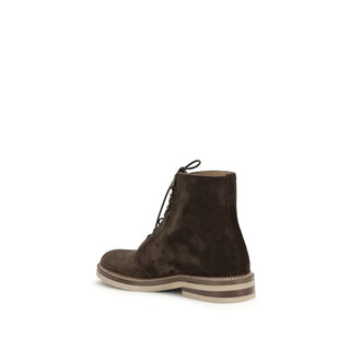 Brunello Cucinelli Suede Ankle Boots