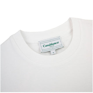Casablanca White Cotton T-Shirt