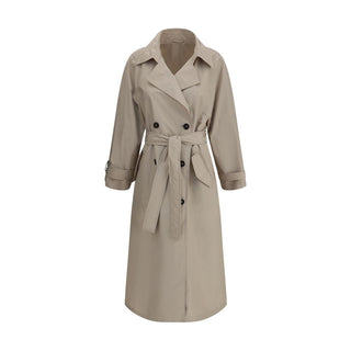 Brunello Cucinelli Beige Polyester Coat
