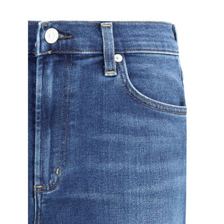 Citizens of Humanity Blue Cotton Flared Jeans