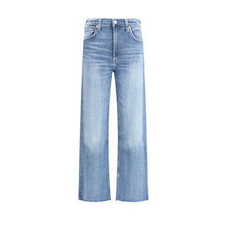 Citizens of Humanity Blue Cotton Straight-Leg Jeans