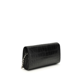 Balenciaga Black Calf Leather Bos Taurus Wallet