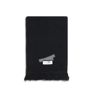 MM6 Black Wool Scarf