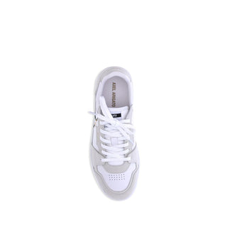 Axel Arigato White Calf Leather Bos Taurus Athletic Sneakers