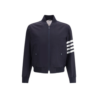 Thom Browne Blue Wool Bomber