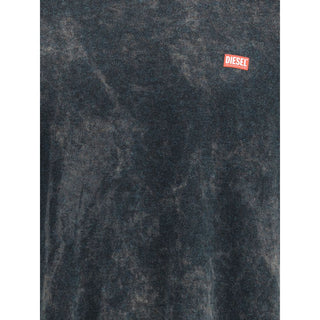 Diesel Black Cotton T-Shirt
