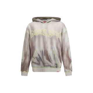 Diesel Gray Cotton Sweatshirt