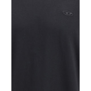 Diesel Black Cotton T-Shirt