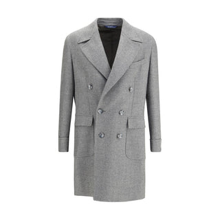 Gi Capri Gray Fleece Wool Coat