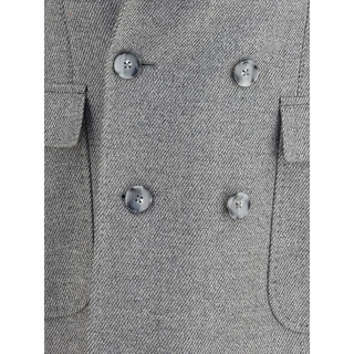 Gi Capri Gray Fleece Wool Coat