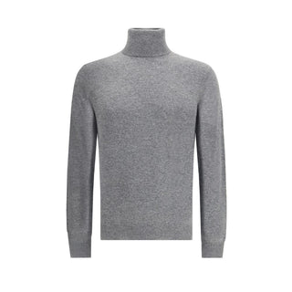Aragona Cashmere Gray Merino Wool Turtleneck