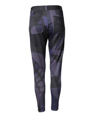 Alexander McQueen Multicolor Patterned Tapered Fit Men Pants