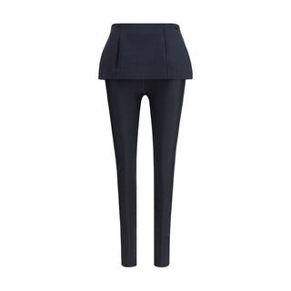 Diesel Black Polyester Casual Pants