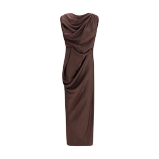 Vivienne Westwood Brown Polyester Cocktail Dress