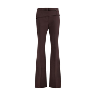 Max Mara Purple Polyester Dress Pants