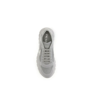 Prada Gray Rubber Athletic Sneakers