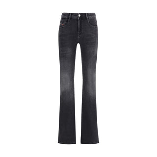 Diesel Blue Cotton Bootcut Jeans