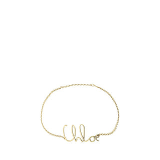 Chloé Gold Brass Thin Belt