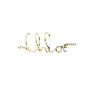 Chloé Gold Brass Thin Belt