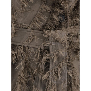 Brunello Cucinelli Brown Polyester Coat