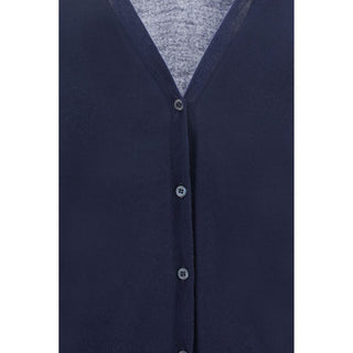 Prada Blue Cashmere Cardigan