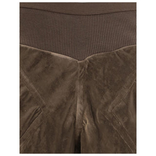 Rick Owens Brown Viscose Casual Pants