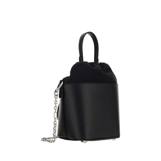 Margiela Black Calf Leather Bos Taurus Shoulder Bag