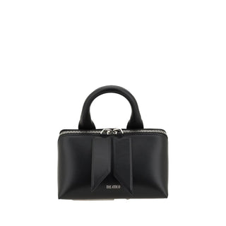 The Attico Black Calf Leather Bos Taurus Shoulder Bag