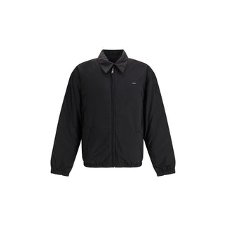 Prada Black Recycled Polyamide Full-Length Jacket